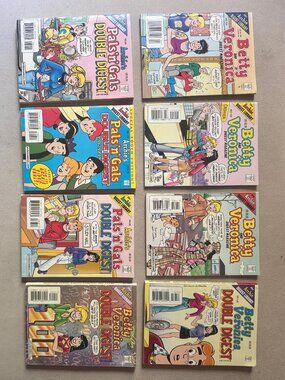 Lot of 8 Betty and Veronica Comics + Pals n Gals (84 88 100x2 104 136 152 154)